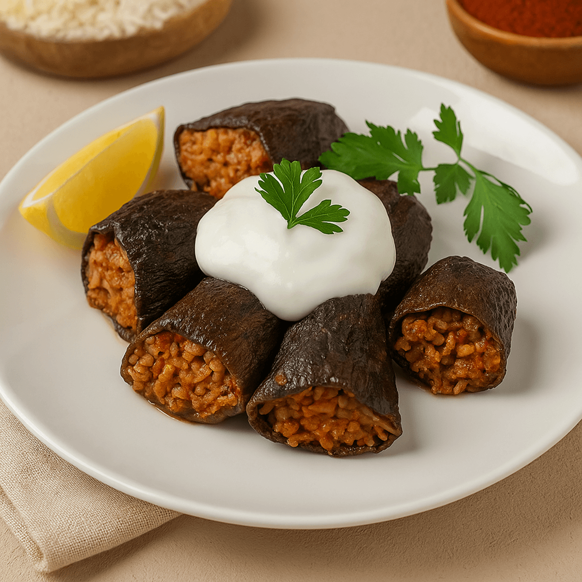 Gün Kurusu Patlıcan 1 İp (Düzüm)