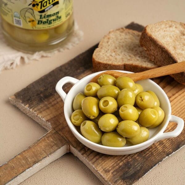 Limon Dolgulu Yeşil Zeytin (500 Gram)